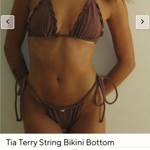 Tia Terry String Bikini Bottom